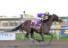 Baeza with Hector Isaac Berrios riding won the $1,000,000 Grade I Pennsylvania Derby  at Parx Racing in Bensalem, PA on Saturday September 20, 2025.  Photo by Barbara Weidl/EQUI-PHOTO