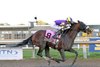 Baeza with Hector Isaac Berrios riding won the $1,000,000 Grade I Pennsylvania Derby  at Parx Racing in Bensalem, PA on Saturday September 20, 2025.  Photo by Barbara Weidl/EQUI-PHOTO