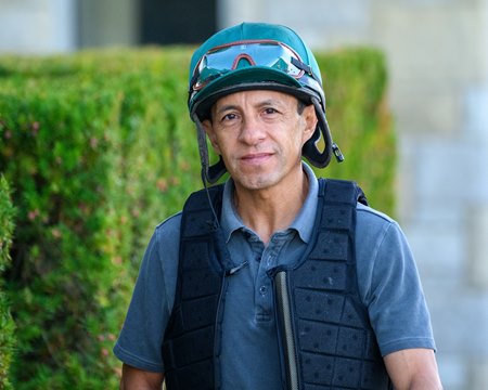 Jockey Victor Espinoza at Keeneland