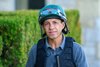 Victor Espinoza at Keeneland.
Training at Keeneland on Oct. 1, 2025.