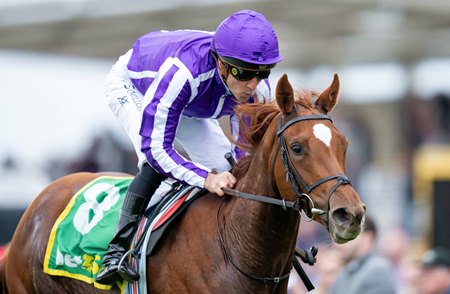 Precise wins the Fillies Mile at Newmarket