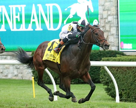 Troubleshooting wins the Bryan Station Stakes at Keeneland
