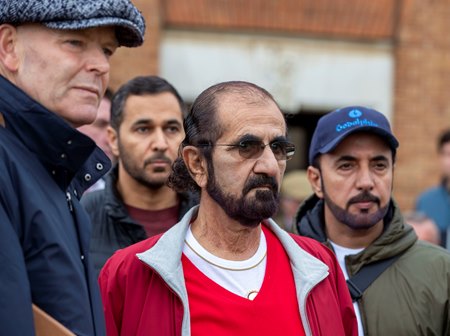 Sheikh Mohammed at the 2025 Tattersalls Yearling Sale Book 1 