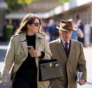 (L-R): Lavinia and Andre Fabre
