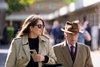 Andre Fabre with is daughter Lavinia
Longchamp 4.10.25 Pic: Edward Whitaker