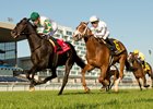 Breath Away (GB) wins the 2025 Dance Smartly Stakes at Woodbine