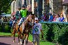 Thorpedo Anna in the paddock
Gin Gin with Luis Saez up wins the Juddmonte Spinster (G1) at Keeneland on Oct. 5, 2025.