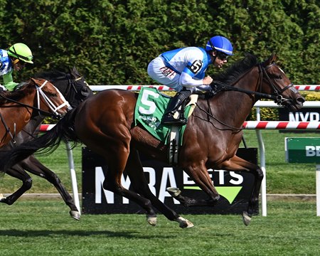 Final Accord wins the Matron Stakes at Aqueduct Racetrack