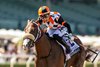 Intrepido and jockey Hector I. Berrios win the Grade I, $300,000 American Pharoah Stakes, Saturday, October 4, 2025 at Santa Anita Park, Arcadia CA.
&#169; BENOIT PHOTO