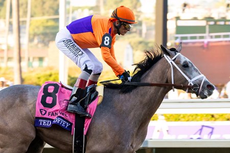 Ted Noffey wins the Breeders' Cup Juvenile at Del Mar