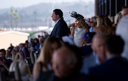 Spectators at the 2025 Breeders' Cup at Del Mar