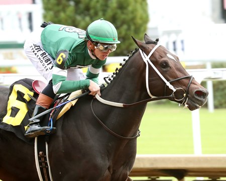 Soldier N Diplomat romps in an allowance race at Churchill Downs