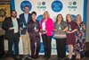(L-R): Thoroughbred Industry Employee Award winners Jesus Pinales, Kinnon LaRose, Nancy Turner, Sara Patterson, Isabel Escobar, Lynne Hewlett and Fiona Goodwin
