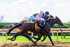 Praying with John Velazquez wins the Thoroughbred Club of America (G2)
 at Keeneland in Lexington, Ky. on Oct. 4, 2025
