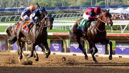 Forever Young wins the 2025 Breeders' Cup Classic at Del Mar