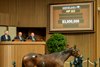 HIP 223, Kilwin by Twirling Candy out of Indian Spanish Star from the Royal Oak Farm consignment goes through the ring at $2M at the Keeneland November Breeding Stock sale Tuesday Nov. 4 2025 in Lexington, KY.  Photo BY &#169;Anne Eberhardt.