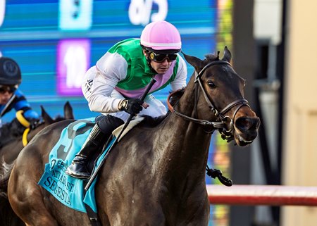 Segesta wins the Matriarch Stakes at Del Mar