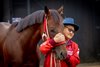 Trainer Yoshito Yahagi with Breeders’ Cup Classic Winner Forever Young at Del Mar Racetrack in Del Mar, CA on November 2, 2025.