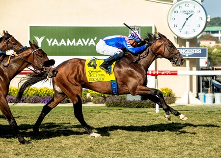 Unrivaled Time wins the Cecil B. DeMille Stakes at Del Mar