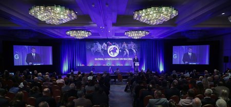 The scene from the 2024 Global Symposium on Racing