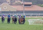 Gezora with Mickael Barzalona wins the Filly &amp; Mare Turf (G1T) at Del Mar Racetrack in Del Mar, CA on November 1, 2025.