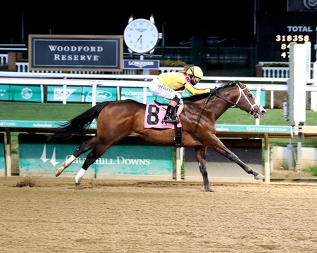 Cannoneer breaks his maiden in 2025 at Churchill Downs
