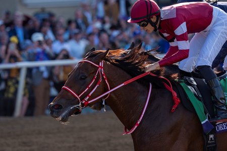 Forever Young wins the Breeders' Cup Classic at Del Mar