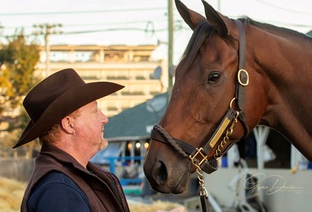 Dewaine Loy with Happy Strike at Churchill Downs