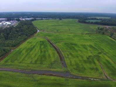 Aerial view of "The Cove"
