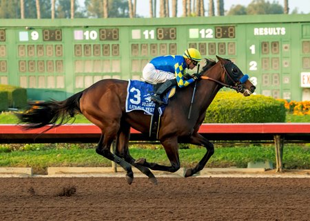 Litmus Test and Juan Hernandez capture the Los Alamitos Futurity at Los Alamitos Race Course