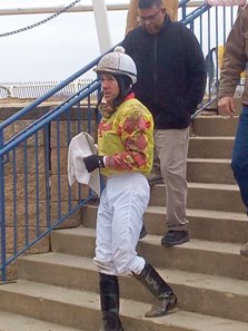 Jockey Alberto Delgado