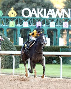 Counting Stars wins the Astral Spa Overnight Stakes at Oaklawn Park