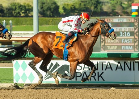 Potente scores on debut at Santa Anita Park