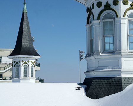 The twin spires at Churchill Downs