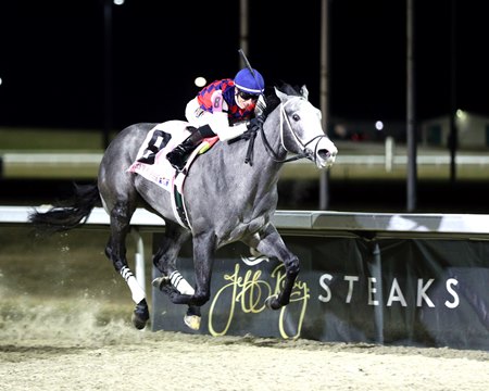 Great White wins the John Battaglia Memorial Stakes at Turfway Park
