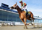 Peach Tie wins the 2026 Wide Country Stakes at Laurel Park