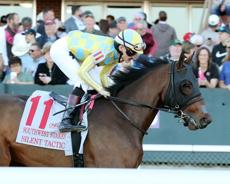 Silent Tactic wins the Southwest Stakes at Oaklawn Park