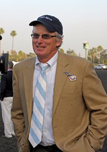 John Shirreffs at Santa Anita Park