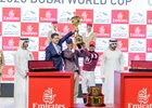 Magnitude wins the 2026 Dubai World Cup at Meydan Racecourse