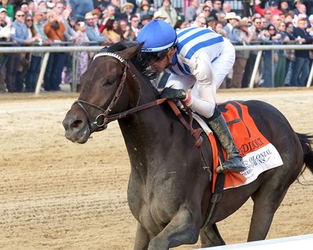 Incredibolt wins the Virginia Derby at Colonial Downs