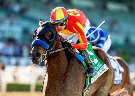Forced Entry wins the Santa Ysabel Stakes at Santa Anita Park