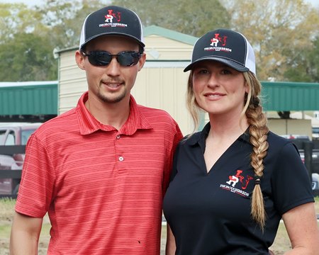 Jesse Aviles (left) and Rylee Thomas