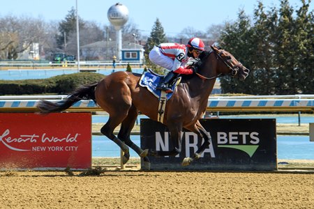 Growth Equity secured a maiden win March 20 at Aqueduct