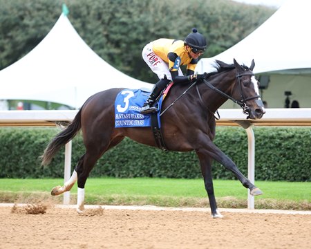 Counting Stars rolls in the Fantasy Stakes at Oaklawn Park