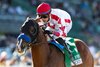 Speedway Stables’ Potente and jockey Juan Hernandez win the Grade II $200,000 San Felipe Stakes Saturday, March 7, 2026 at Santa Anita Park, Arcadia, CA, giving trainer Bob Baffert and jockey Juan Hernandez their second stakes wins on  the day.   Benoit Photo