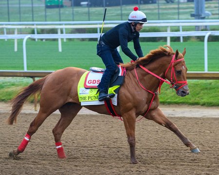The Puma trains April 24 at Churchill Downs
