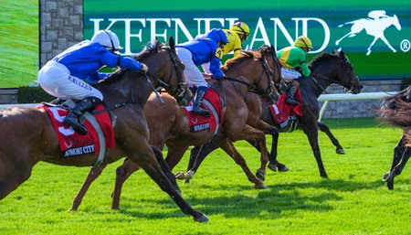 Racing at Keeneland