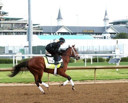 Renegade gallops at Churchill Downs