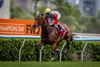 Ka ying Rising and Zac Purton win the Chairmans Sprint Prize and complete the Sprint Triple Crown at Sha Tin Racecourse in Sha Tin, Hong Kong, China on April 26, 2026. Photo By: Alex Evers/ HKJC