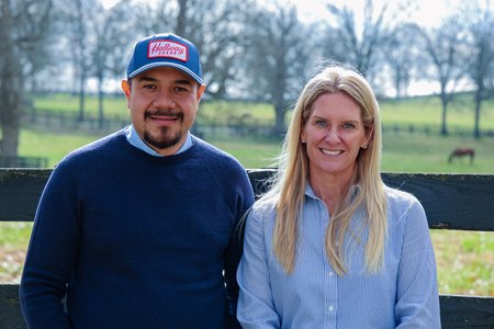 Juan Aguilar and Sarah Sutherland
